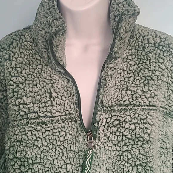 Ladies Sherpa Pullover - Picture 3 of 7
